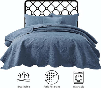 IR Imperial Rooms King Quilt Bedding Set Size + 2 Pillow Shams - Image 8