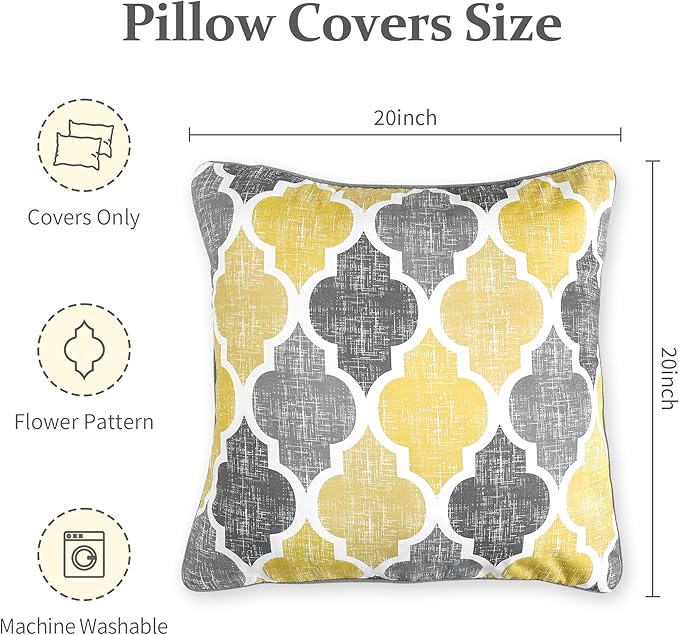 Beauoop Decorative Chenille Throw Pillow Covers - Image 6