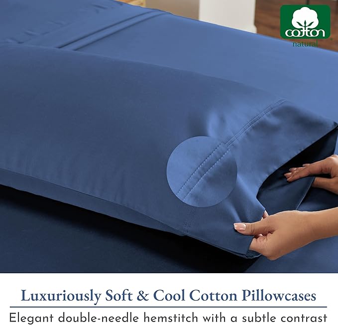 California Design Den King Size Pillow Cases Set of 2 - Image 4
