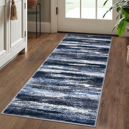 Modern Abstract Runner Rug 2x5 - Image 2