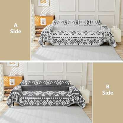 MEETSKY Boho Couch Cover Super Soft Couch Covers - Image 6