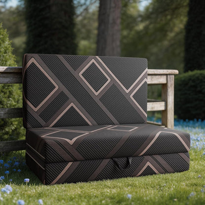 foldable mattress queen size 6 inch trifold memory on a desk or shelf