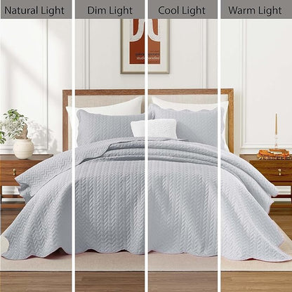 IR Imperial Rooms Queen Quilt Bedding Set Size + 2 Pillow Shams - Image 7