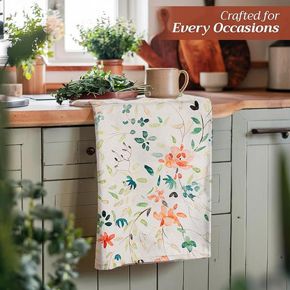 Maison d' Hermine Kitchen Towels Set of 2 100% Cotton 27.50" x 20" Reusable - Image 5
