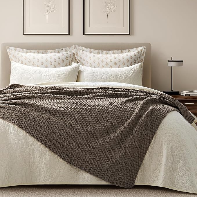 EVERGRACEHOME Chunky Chenille Knit Throw Blanket - Image 4