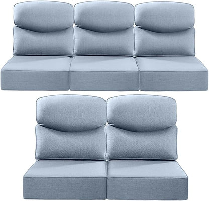 Luxury 22x24/22x25 6-Inch Smile Outdoor Cushions by ACTREST