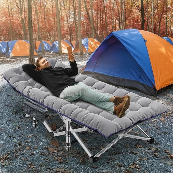 ABORON XXL Camping Cot for Adults 900LBS - Image 7