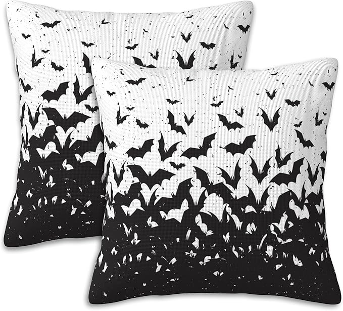 Throw Pillow Covers Small Scattered Flower Pillow Covers 18x18 Inch Set of 2 by Naqiuli