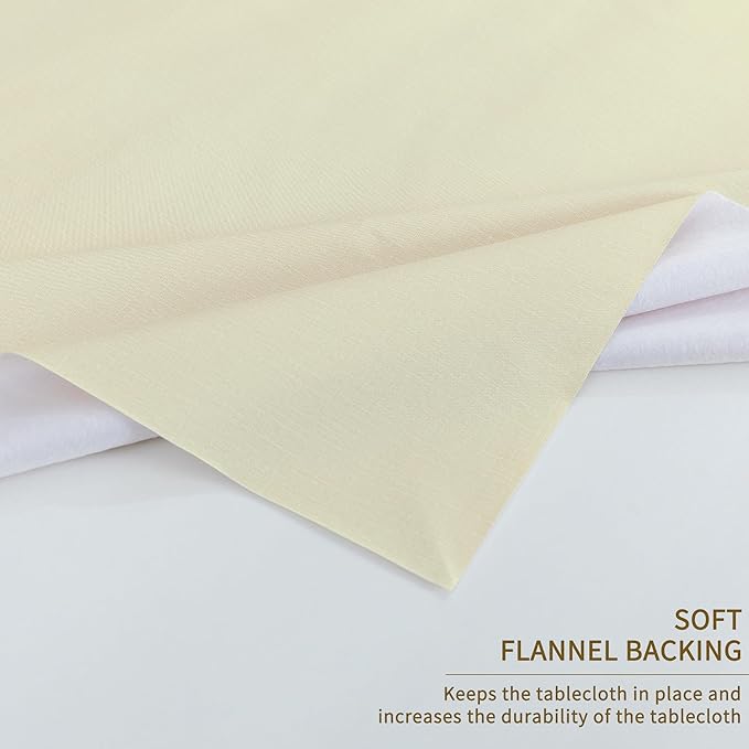 Rectangle Table Cloth, 100% Waterproof Tablecloth Oil Proof Spill Proof Vinyl - Image 6