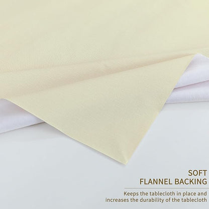 Rectangle Table Cloth, 100% Waterproof Tablecloth Oil Proof Spill Proof Vinyl - Image 6
