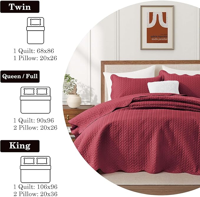 IR Imperial Rooms 8 Pack California King Quilt Bedding Set - Image 7
