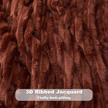 NEWCOSPLAY Super Soft Throw Blanket Coffee Premium Silky Flannel Fleece 3D - Image 5