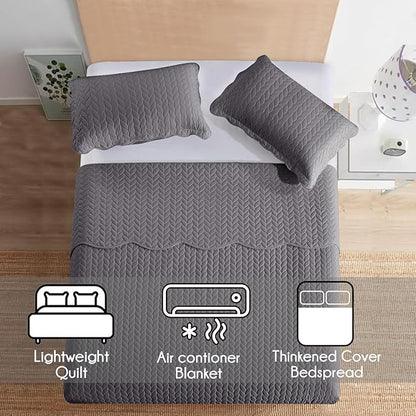 IR Imperial Rooms 8 Pack Quilt King Size Bedding - Image 4