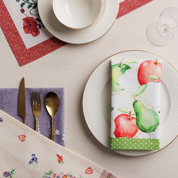 Maison d' Hermine Cloth Napkins Set of 4 100% Cotton Soft & Durable Everyday - Image 9