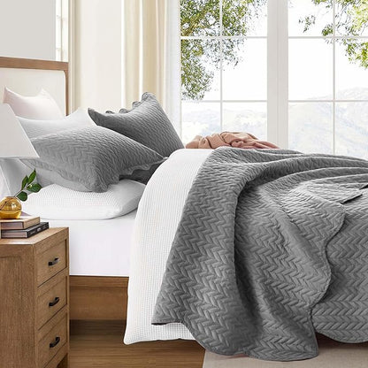 IR Imperial Rooms California King Quilt Bedding Set Size + 2 Pillow Shams - Image 8