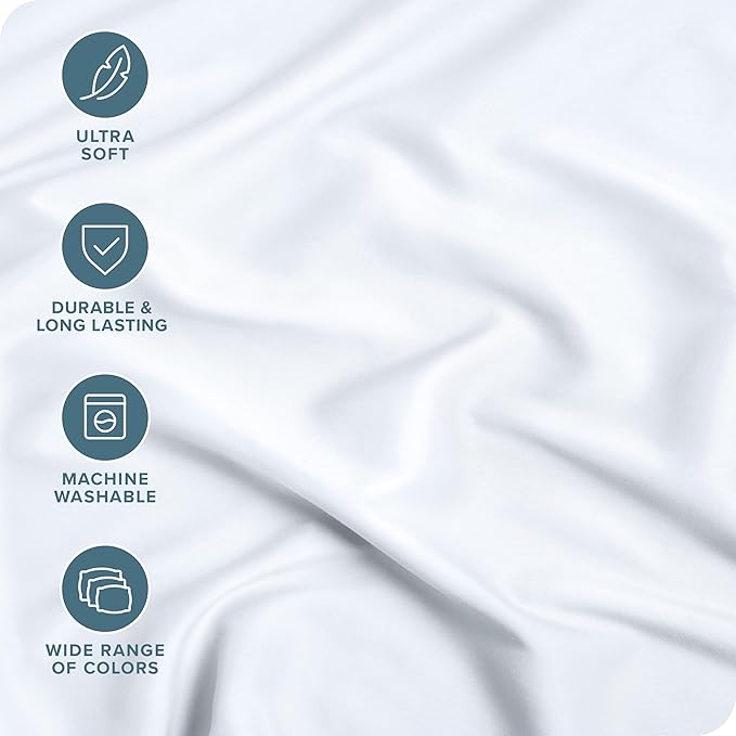 Bare Home 2-Pack Fitted Bottom Sheets Twin - Image 2