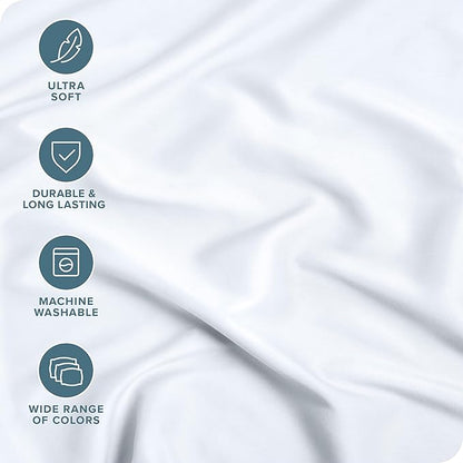 Bare Home 2-Pack Fitted Bottom Sheets Split King - Image 2