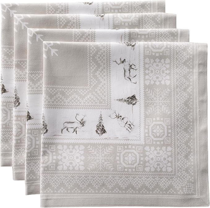 Maison d' Hermine Cloth Napkins Set of 4 100% Cotton by MaisondHermine