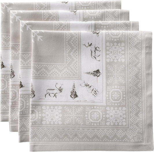 Maison d' Hermine Cloth Napkins Set of 4 100% Cotton by MaisondHermine