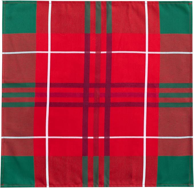 Benson Mills Heavyweight Yarn Dyed Engineered Woven Fabric Plaid Table Cloth - Image 3
