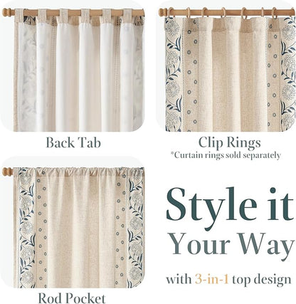 jinchan Winslow Lined Linen Curtains - Image 6