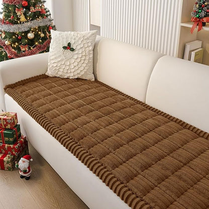 Smiry Couch Cover for Dogs Washable, Non Slip Fuzzy Pet Couch Covers for 3 by Smiry