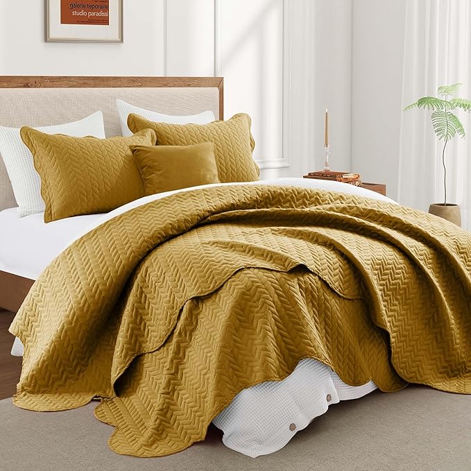 IR Imperial Rooms 8 Pack California King Quilt Bedding Set - Image 5