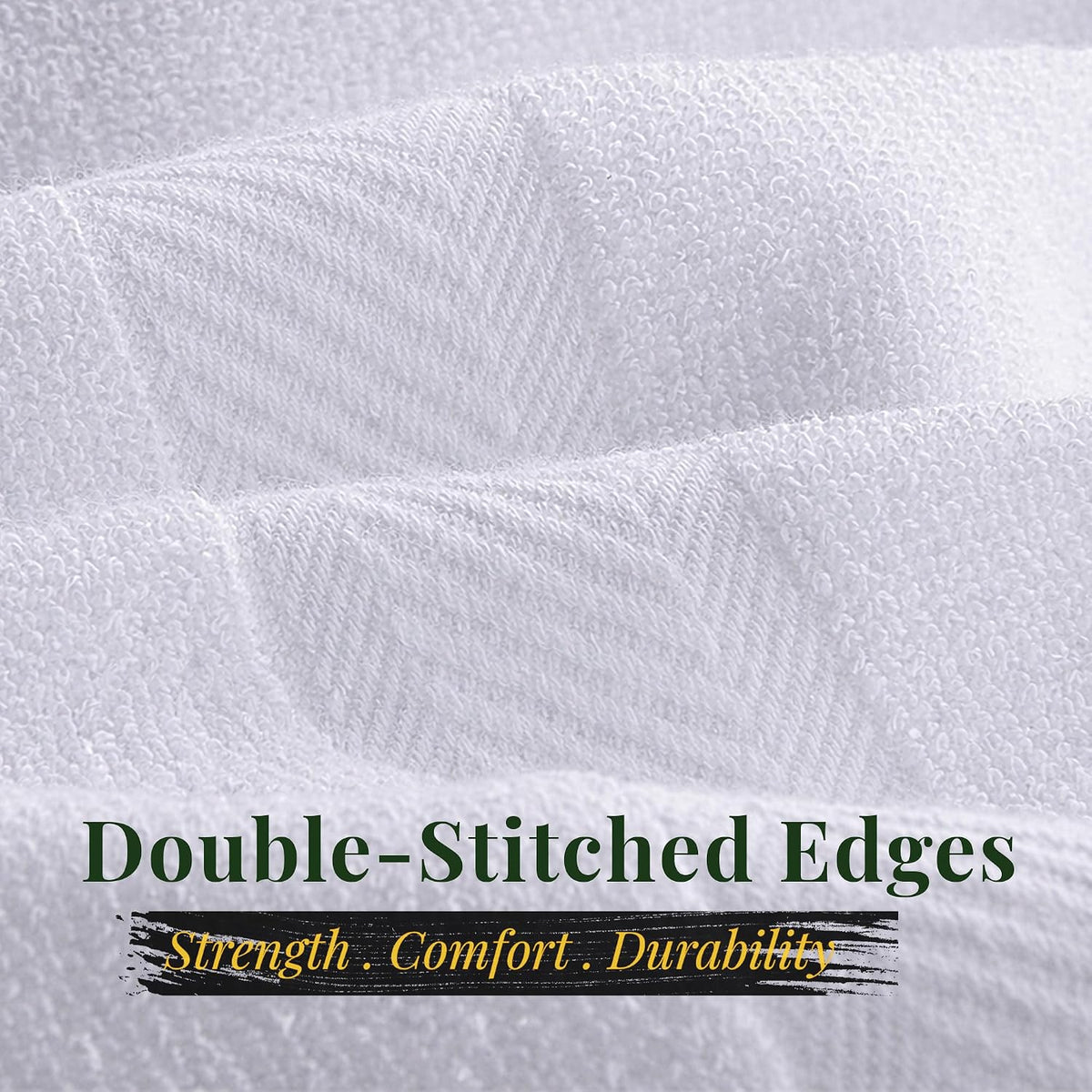 pearl linens 12 pack 22x44 economy cotton hotel showing dimensions