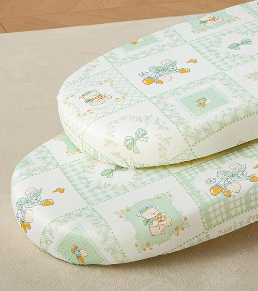 SDY Jersey Floral Bassinet Sheets by SDYSoftnessDefinedbyYou