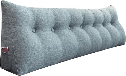 14 lbs Thickened Headboard Pillow Wedge Pillow Headboard Reading Pillow Bed by Rucener