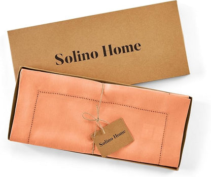 Solino Home Linen Coral Table Runner 72 Inches Long - Image 5