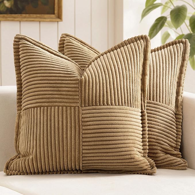 MIULEE Decorative Euro Sham Throw Pillow Covers by MIULEE