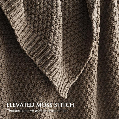 EVERGRACEHOME Chunky Chenille Knit Throw Blanket - Image 2