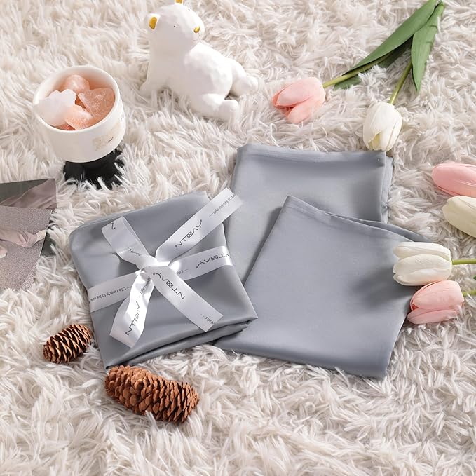NTBAY Zippered Silk Satin Toddler Pillowcases - Image 5