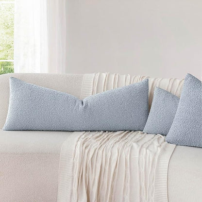 Foindtower Decorative Textured Boucle Throw Pillow Covers Accent Solid Pillow - Image 4