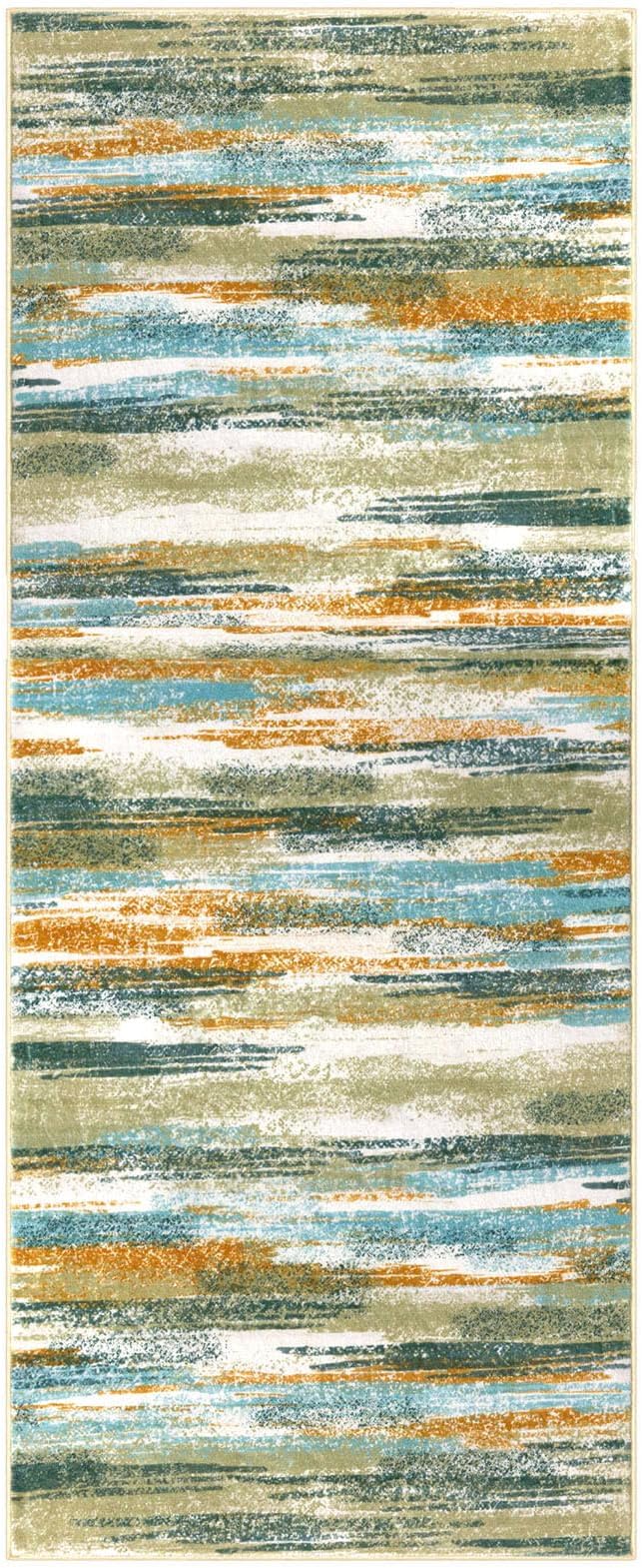 Modern Abstract Runner Rug 2x5 - Image 9