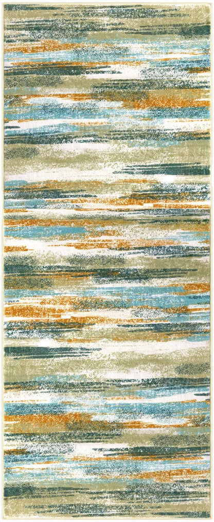 Modern Abstract Runner Rug 2x5 - Image 9