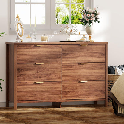 ieejdn dresser for bedroom with 6 drawers, 47.2", main product view