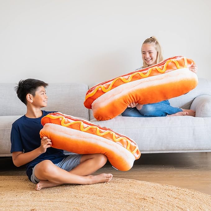 39" 3D Supreme Hot Dog Throw Pillow - Image 5