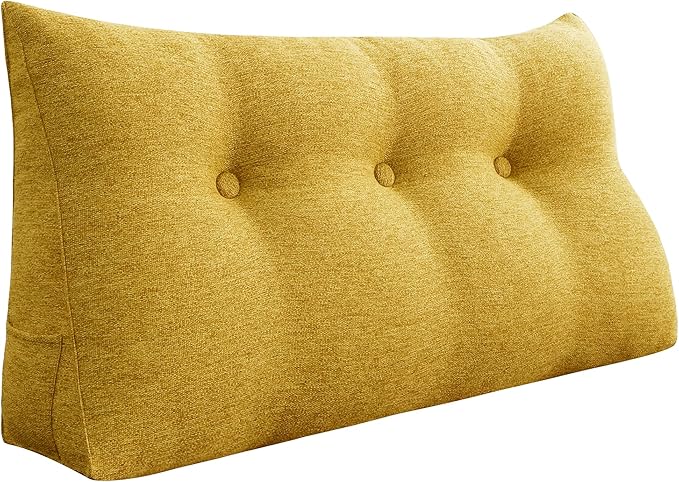 8 lbs Thickened Twin Headboard Pillow Wedge College Dorm Bed Pillow by Rucener