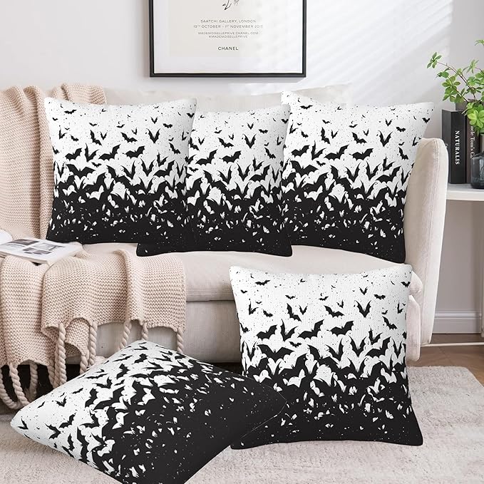 Throw Pillow Covers Small Scattered Flower Pillow Covers 18x18 Inch Set of 2 - Image 6