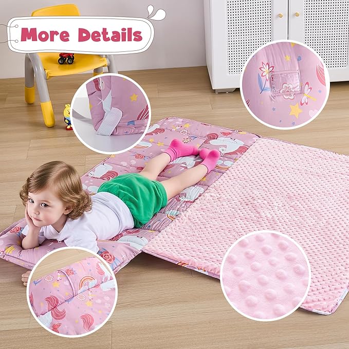 DJY Toddler Nap Mat, Kid Slumber Bag - Image 4