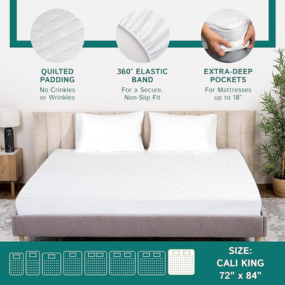 California King Size Waterproof Mattress Pad - Image 5