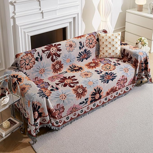 AIVIA Couch Cover Sheet Blanket, Oversized Covers by AIVIAChairCouchSofaCoverThrowBlanket