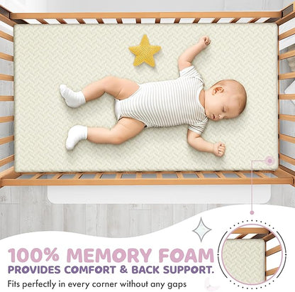 2” Crib Mattress Topper Memory Foam - Image 6