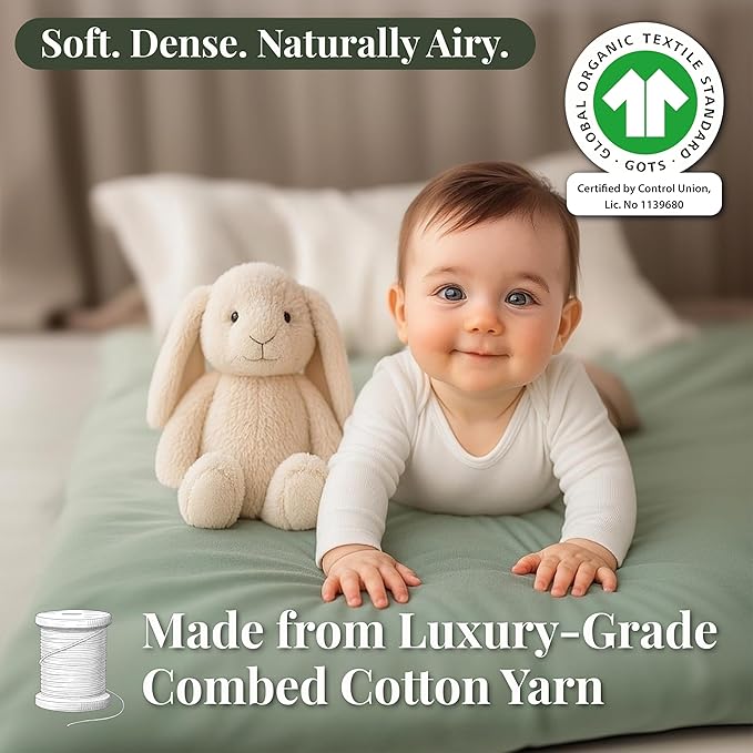 GOTS Organic Bedside Bassinet Sheets 33x20 - Image 3