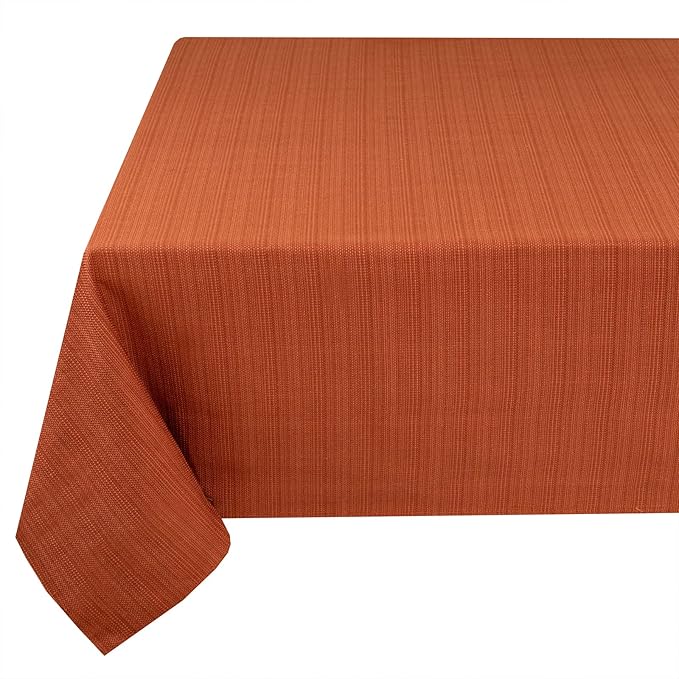 Benson Mills Cameron Textured Fabric Table Cloth, - Image 7