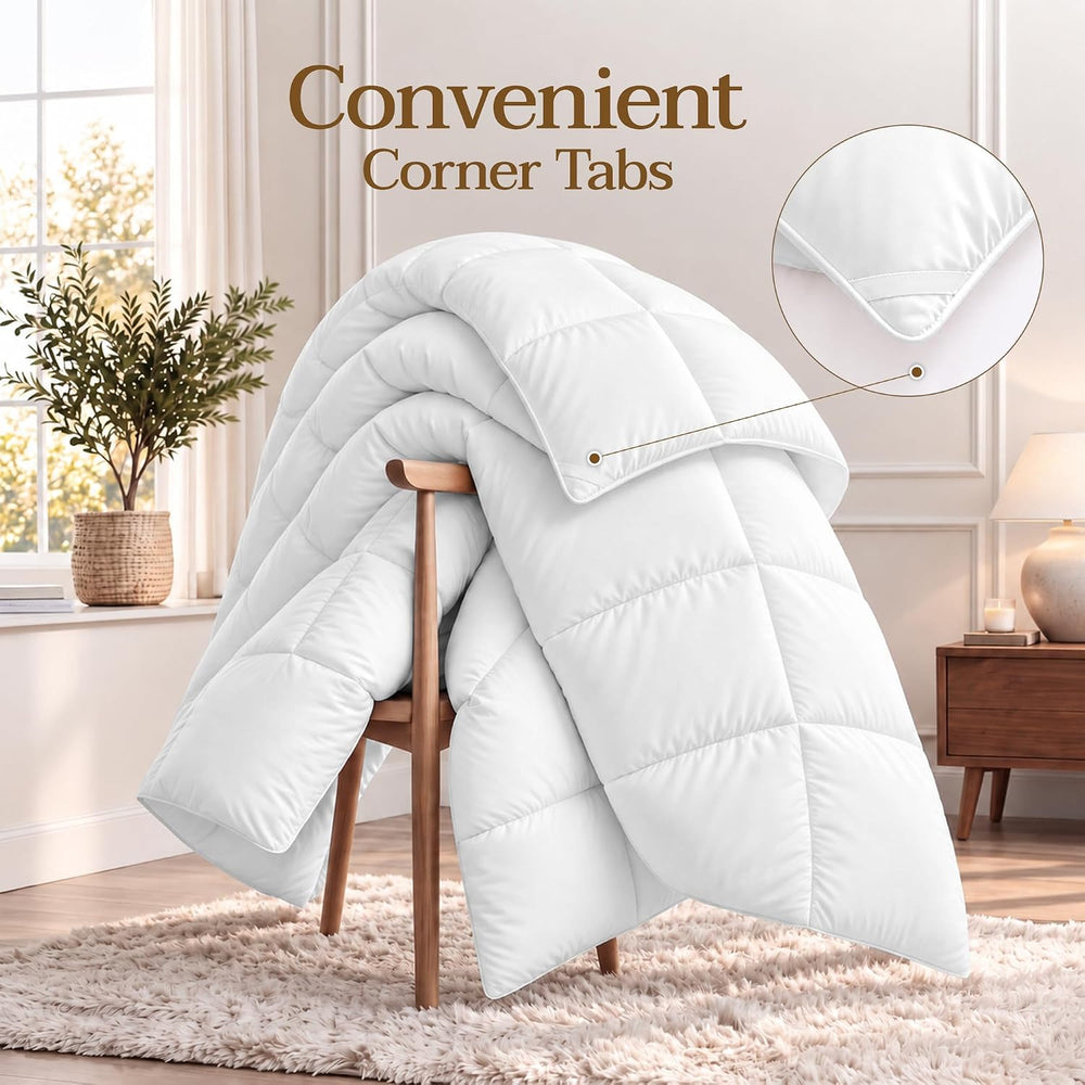 Utopia Bedding Duvet Insert, Full Size Comforter 82 x 86 Inches, White