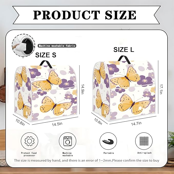 Mixer Dust Cover for 6-8 Qt Stand Mixer, Cloth Cover - Image 2