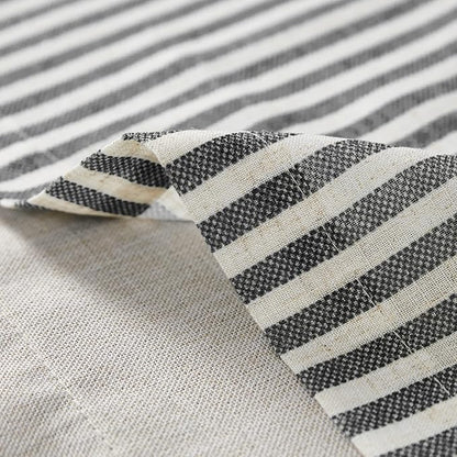 jinchan Linen Striped Valance for Windows 18 Inch Blackout Drapes for Small - Image 9